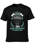 I Bake Because Punching People Is Frowned Upon T-Shirt
