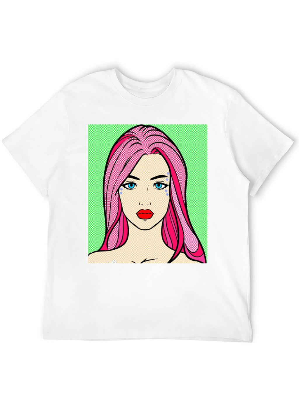 Pop Art Girl Graphic Tee - Unique Design