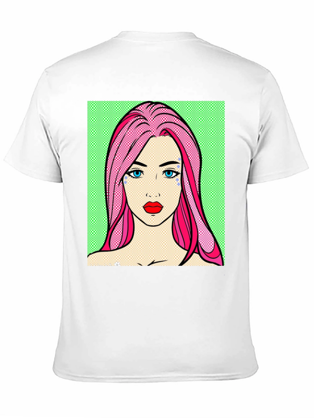 Pop Art Girl Graphic Tee - Unique Design
