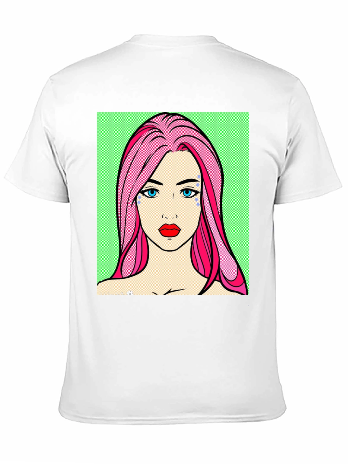 Pop Art Girl Graphic Tee - Unique Design