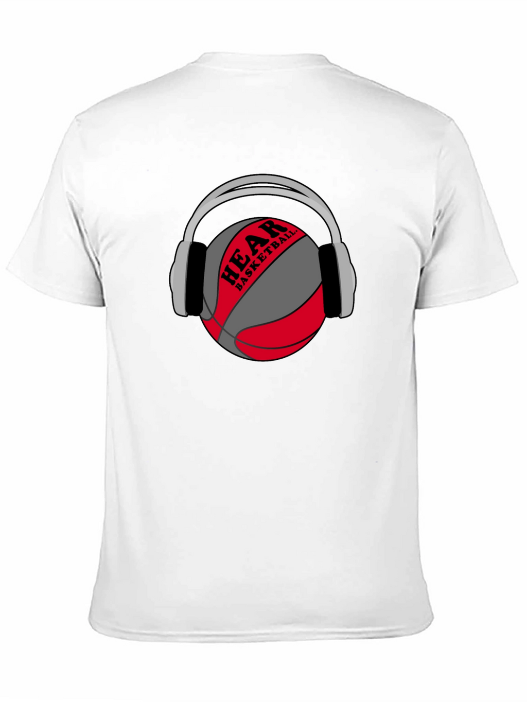 Hear Basketball Graphic Tee - Black