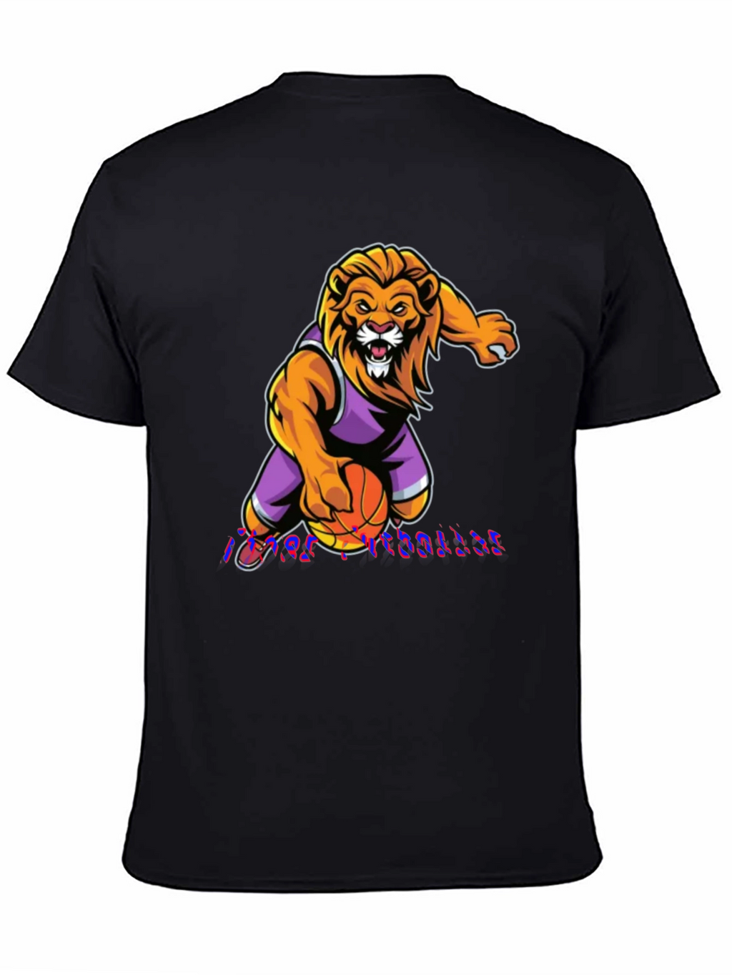Lion Basketball Graphic Tee - Cool Sportswear