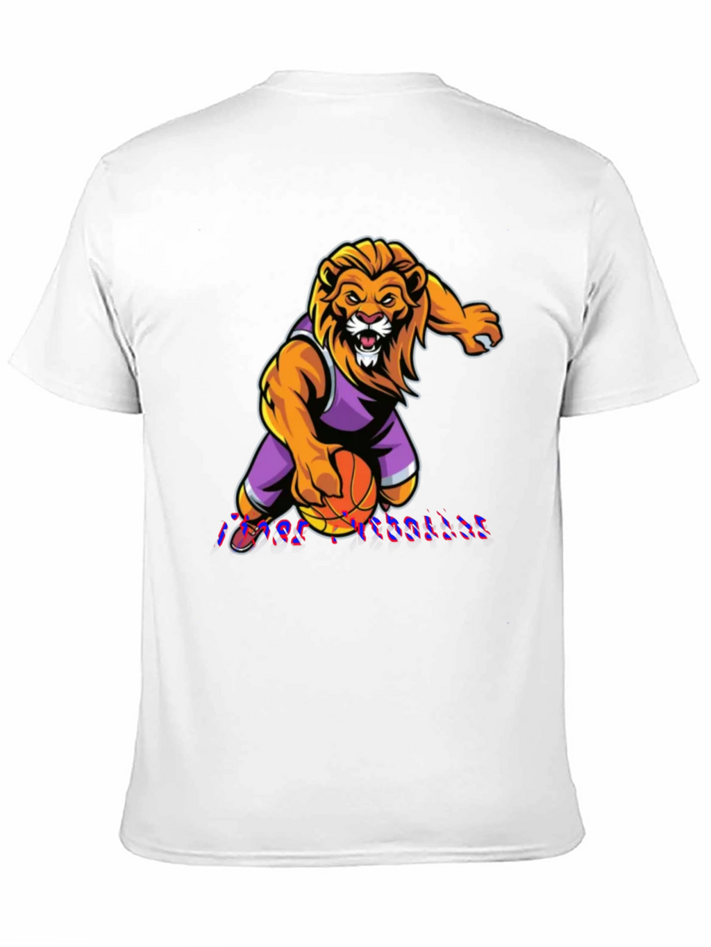 Lion Basketball Graphic Tee - Cool Sportswear