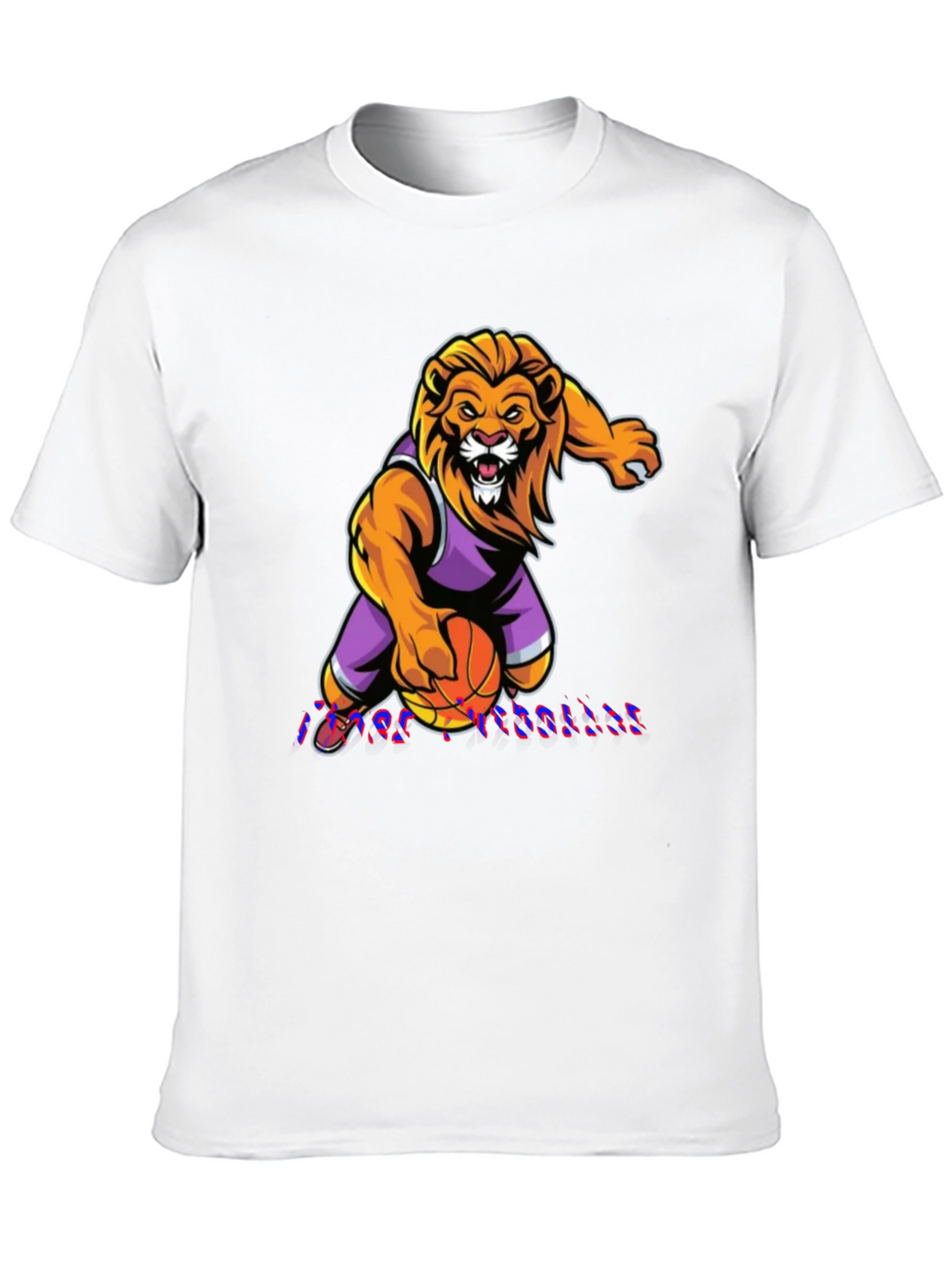 Lion Basketball Graphic Tee - Cool Sportswear