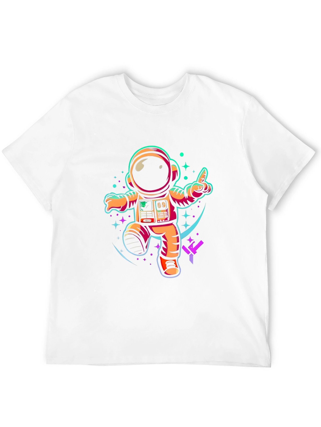 Astronaut Graphic T-Shirt - Cool Space Design
