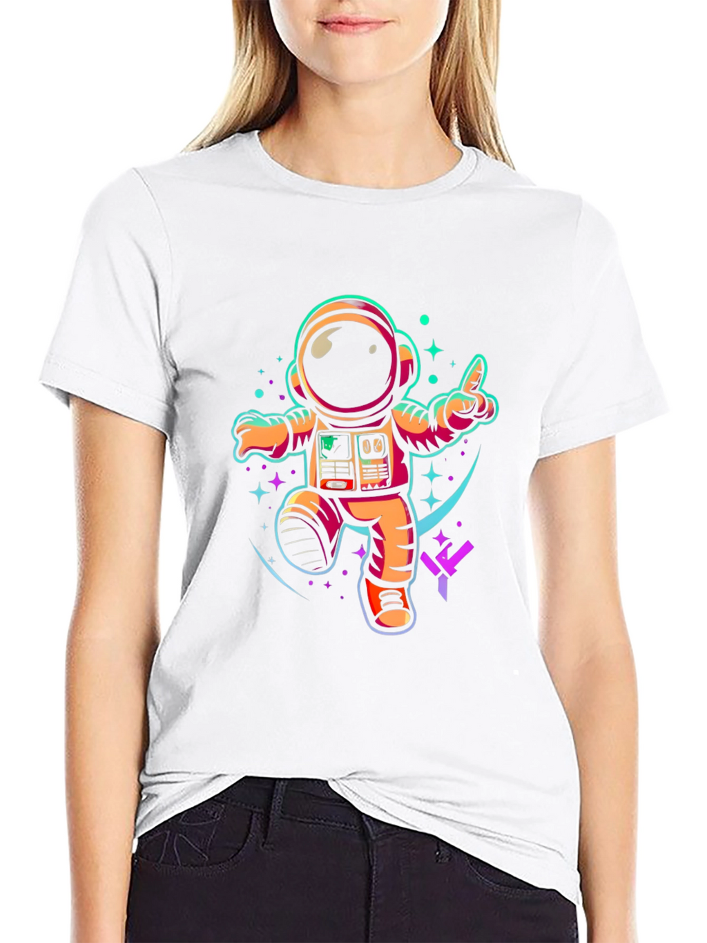 Astronaut Graphic T-Shirt - Cool Space Design