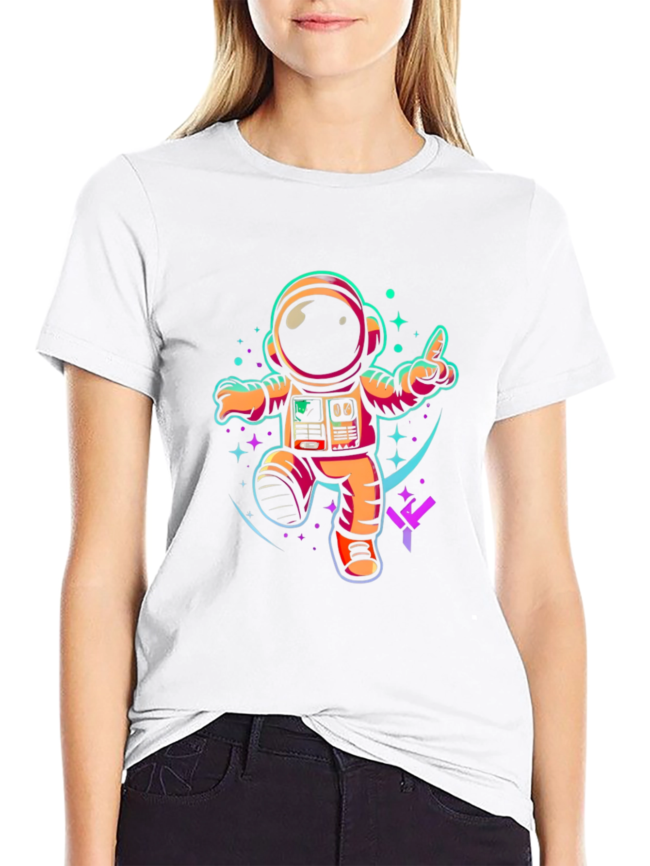 Astronaut Graphic T-Shirt - Cool Space Design
