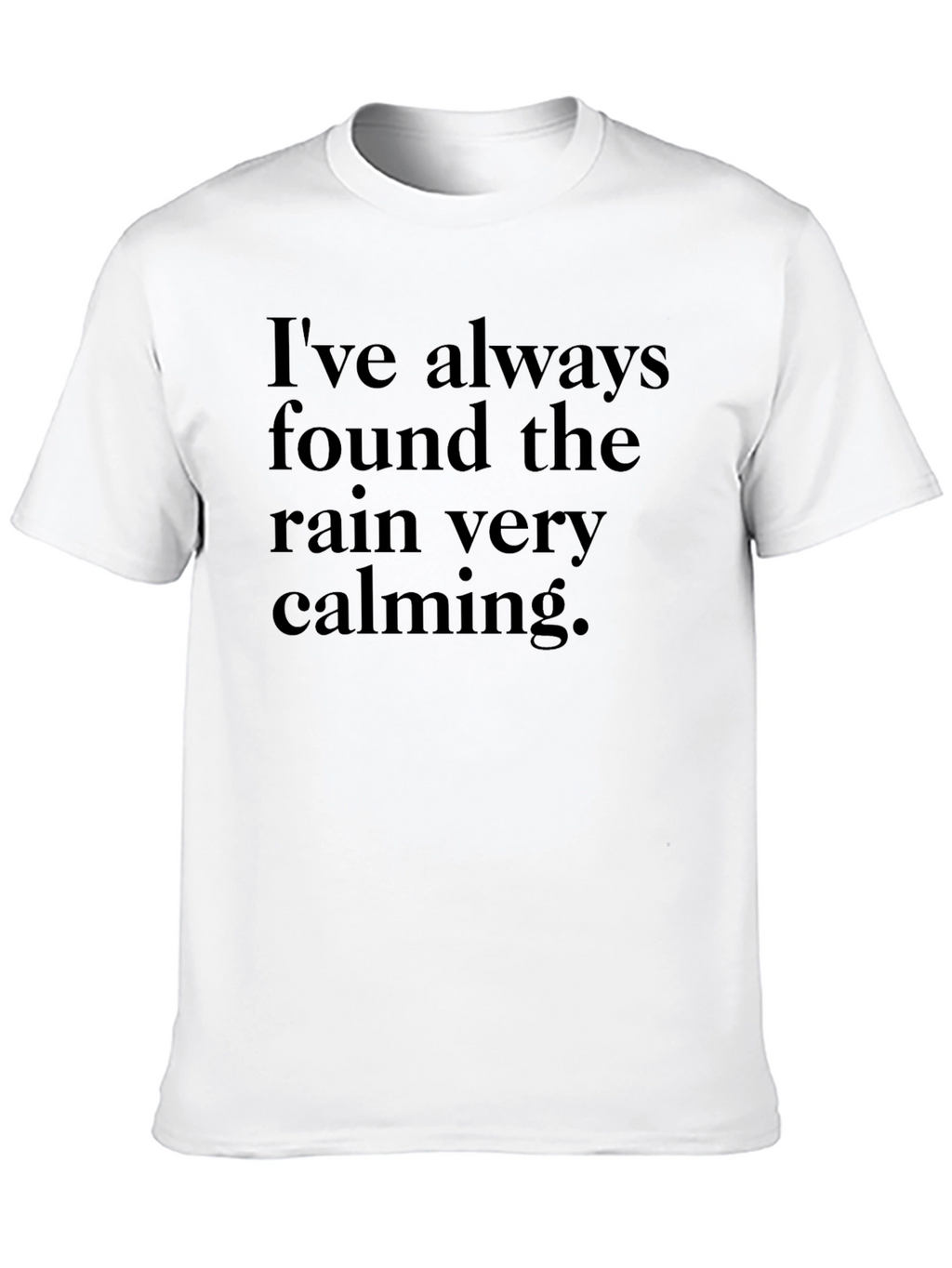 Calming Rain T-Shirt - Soft Cotton Tee