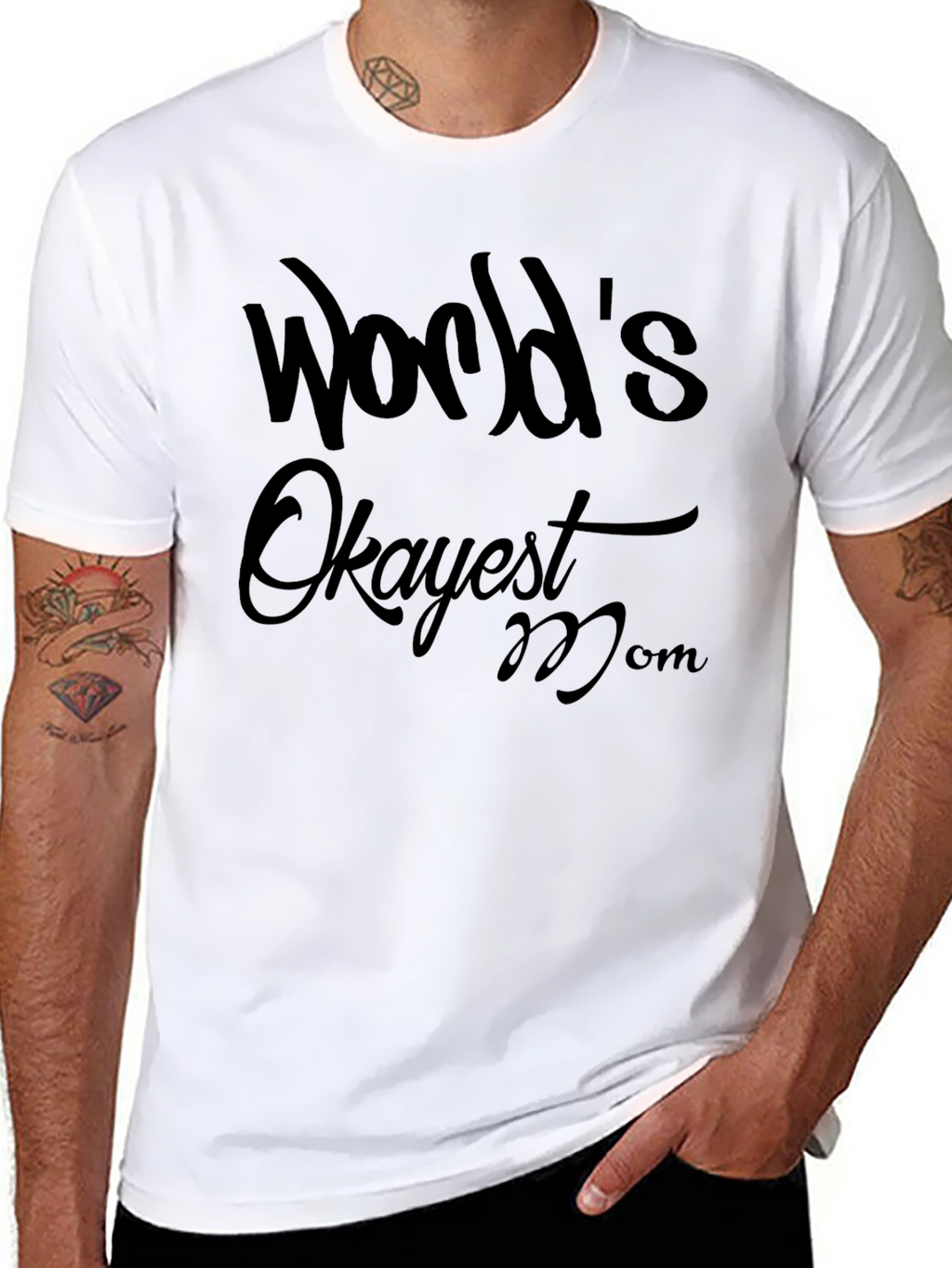 Worlds Okayest Mom T-Shirt