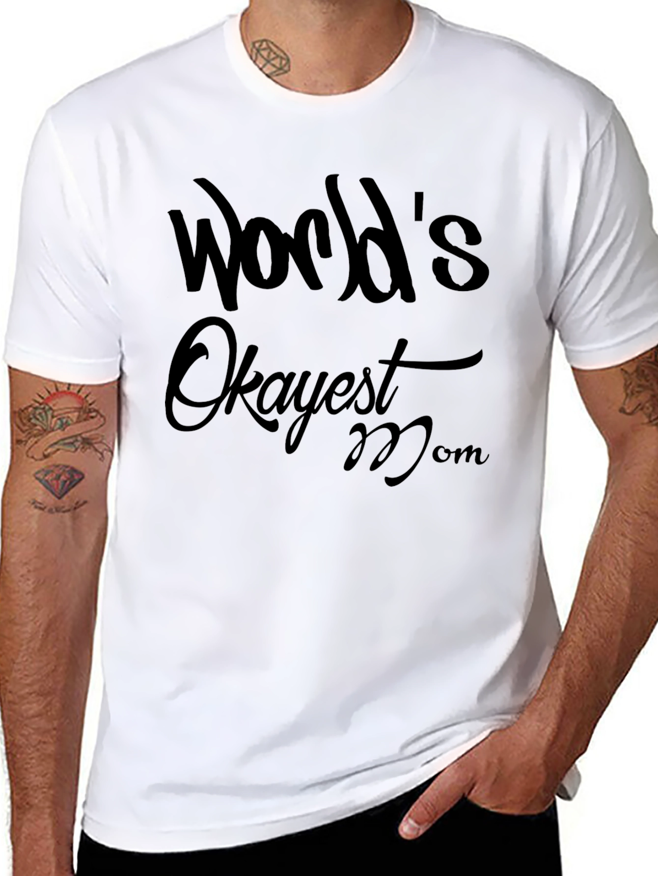 Worlds Okayest Mom T-Shirt