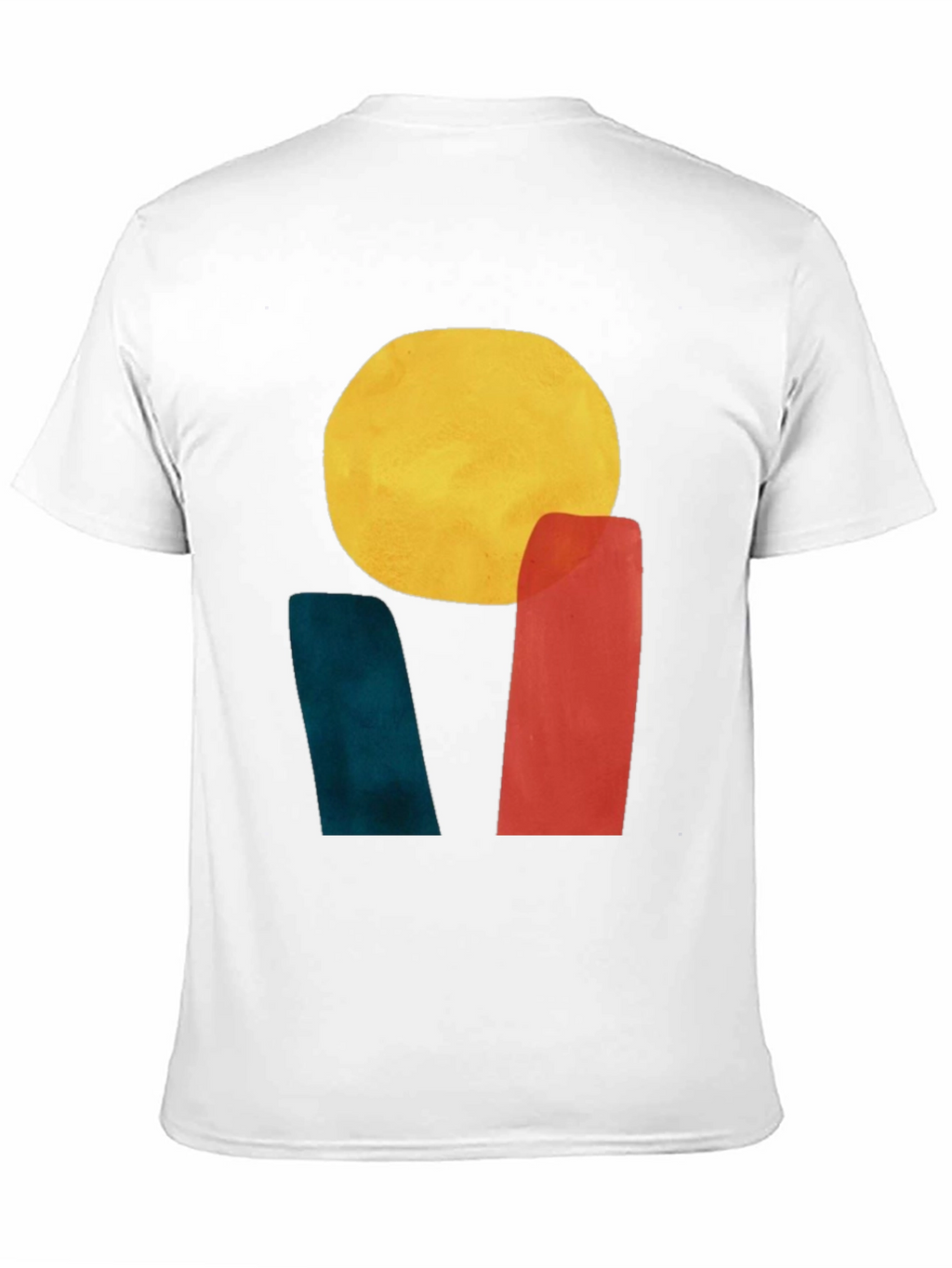 Abstract Sun Graphic Tee - Modern Art T-Shirt