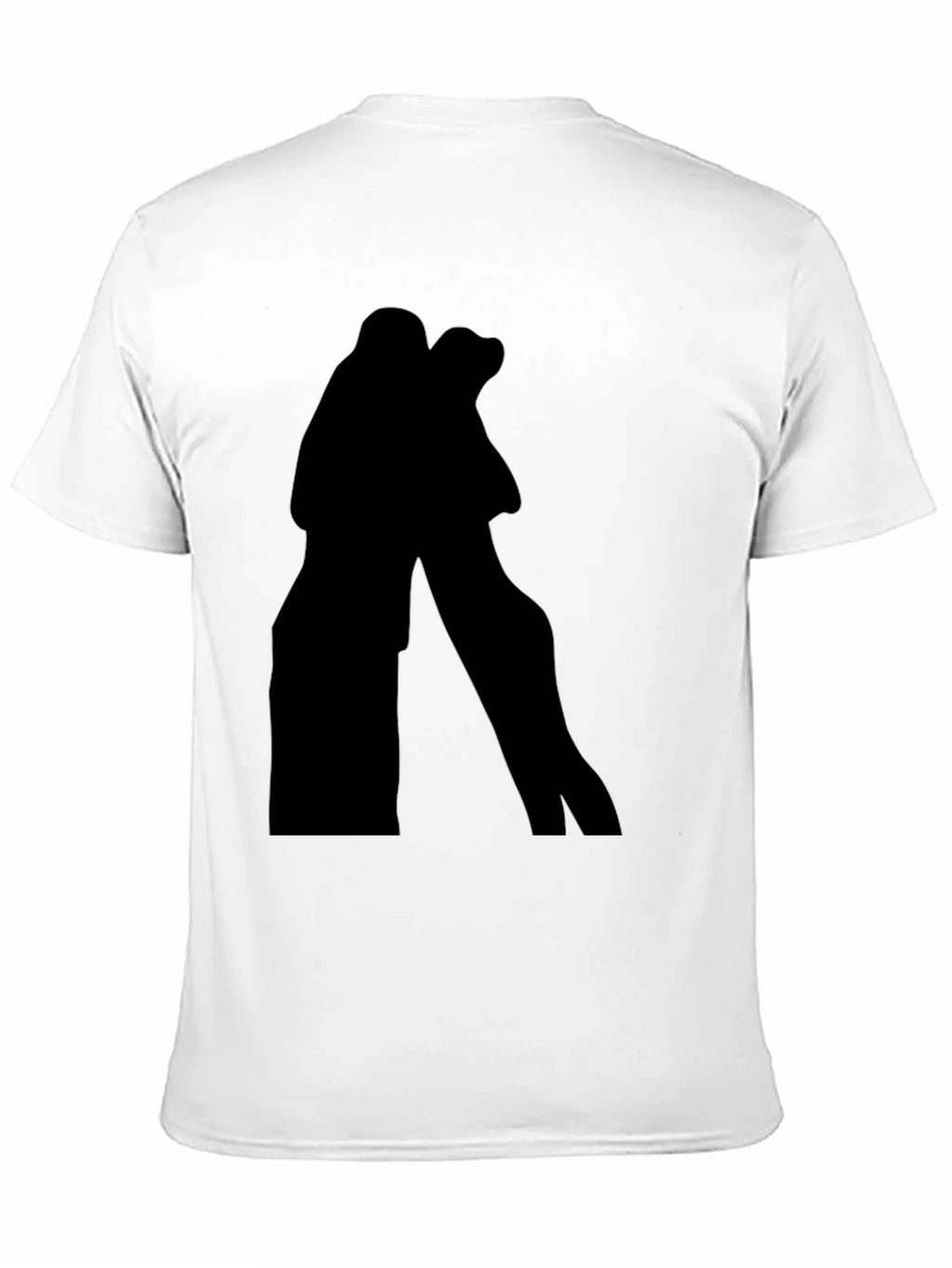 Silhouette Couple Black T-Shirt