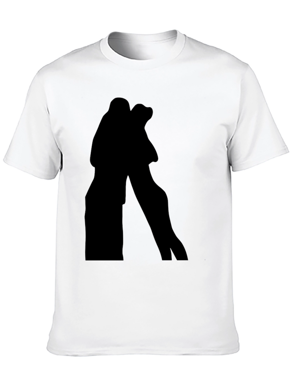 Silhouette Couple Black T-Shirt