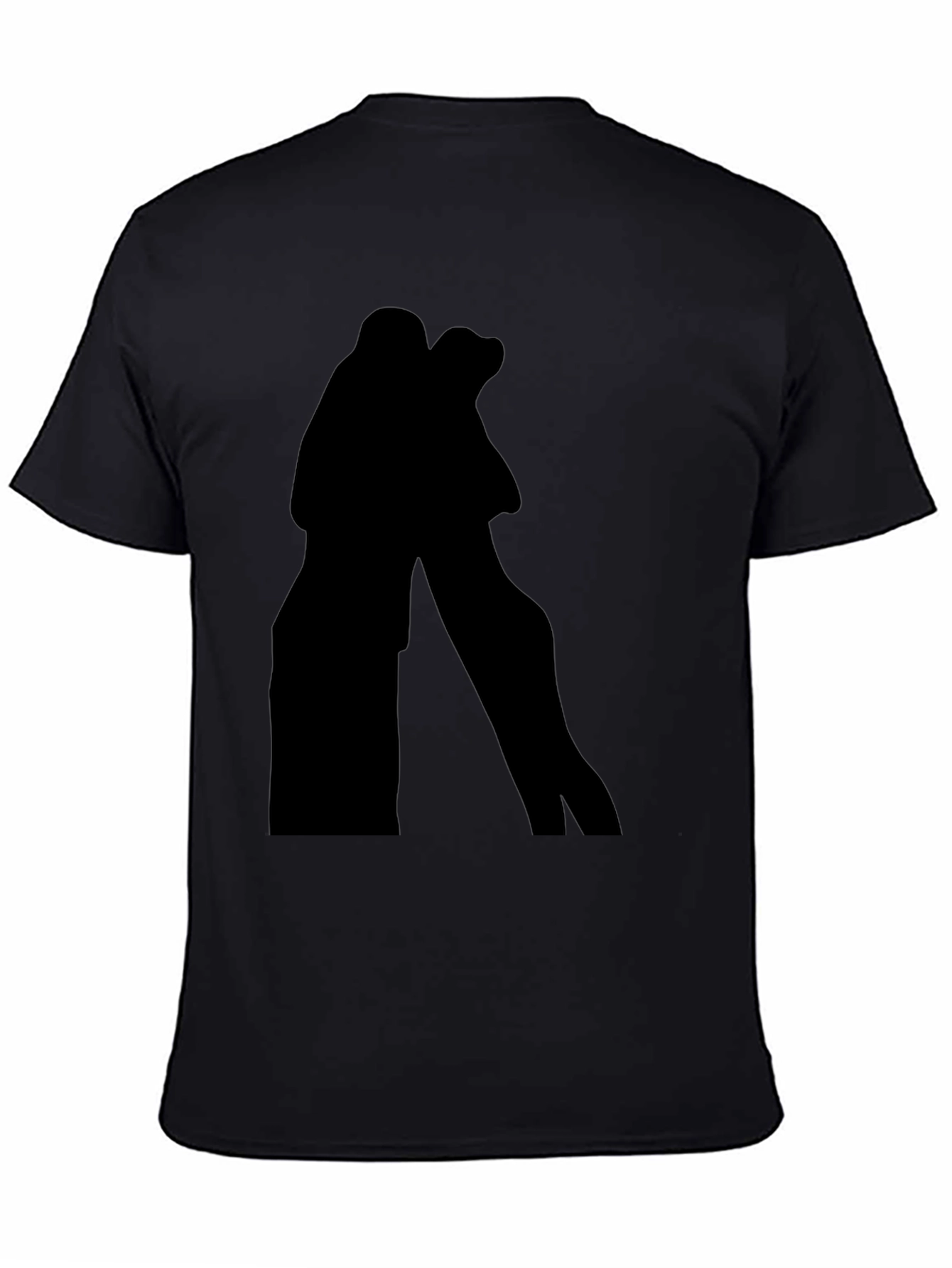 Silhouette Couple Black T-Shirt
