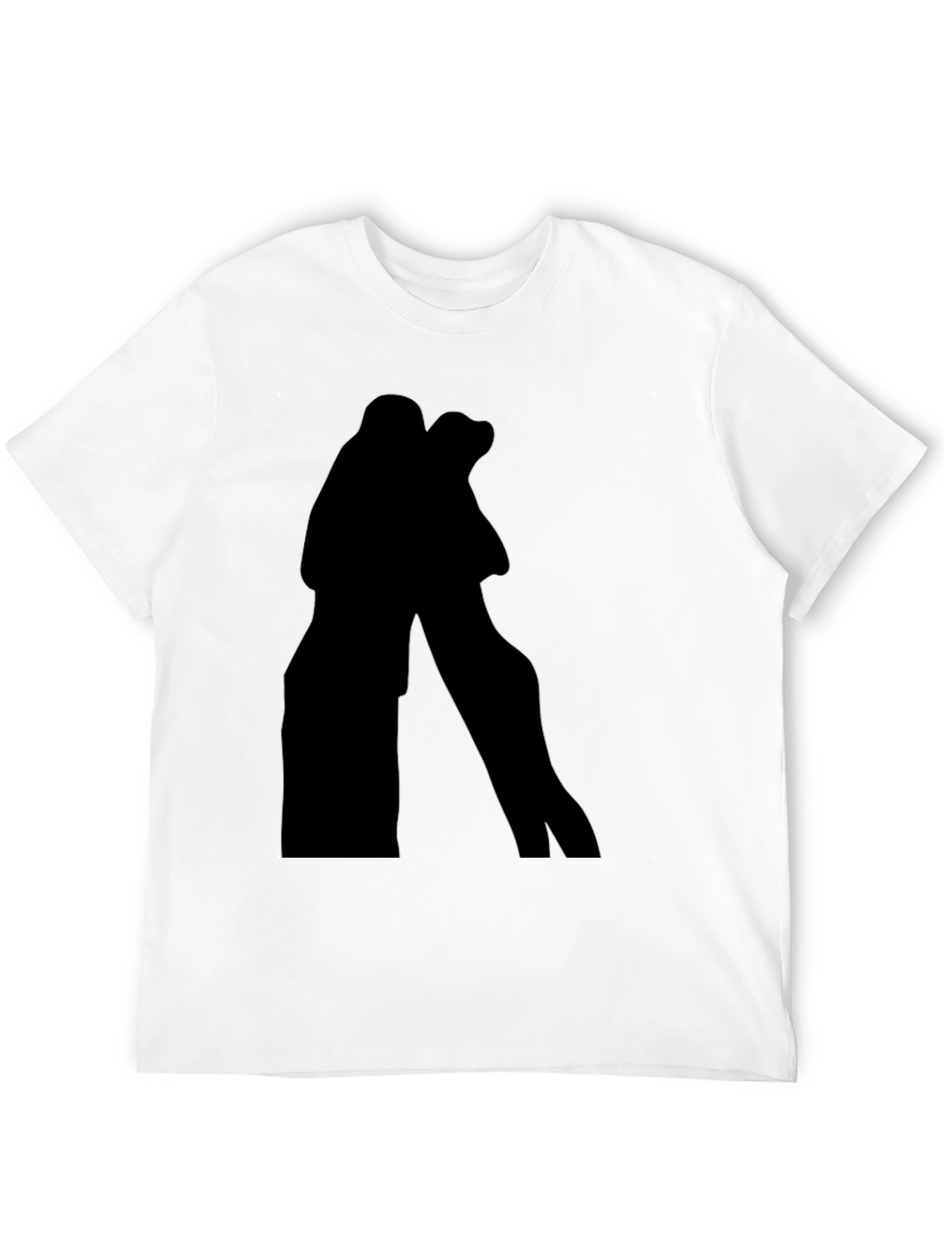 Silhouette Couple Black T-Shirt