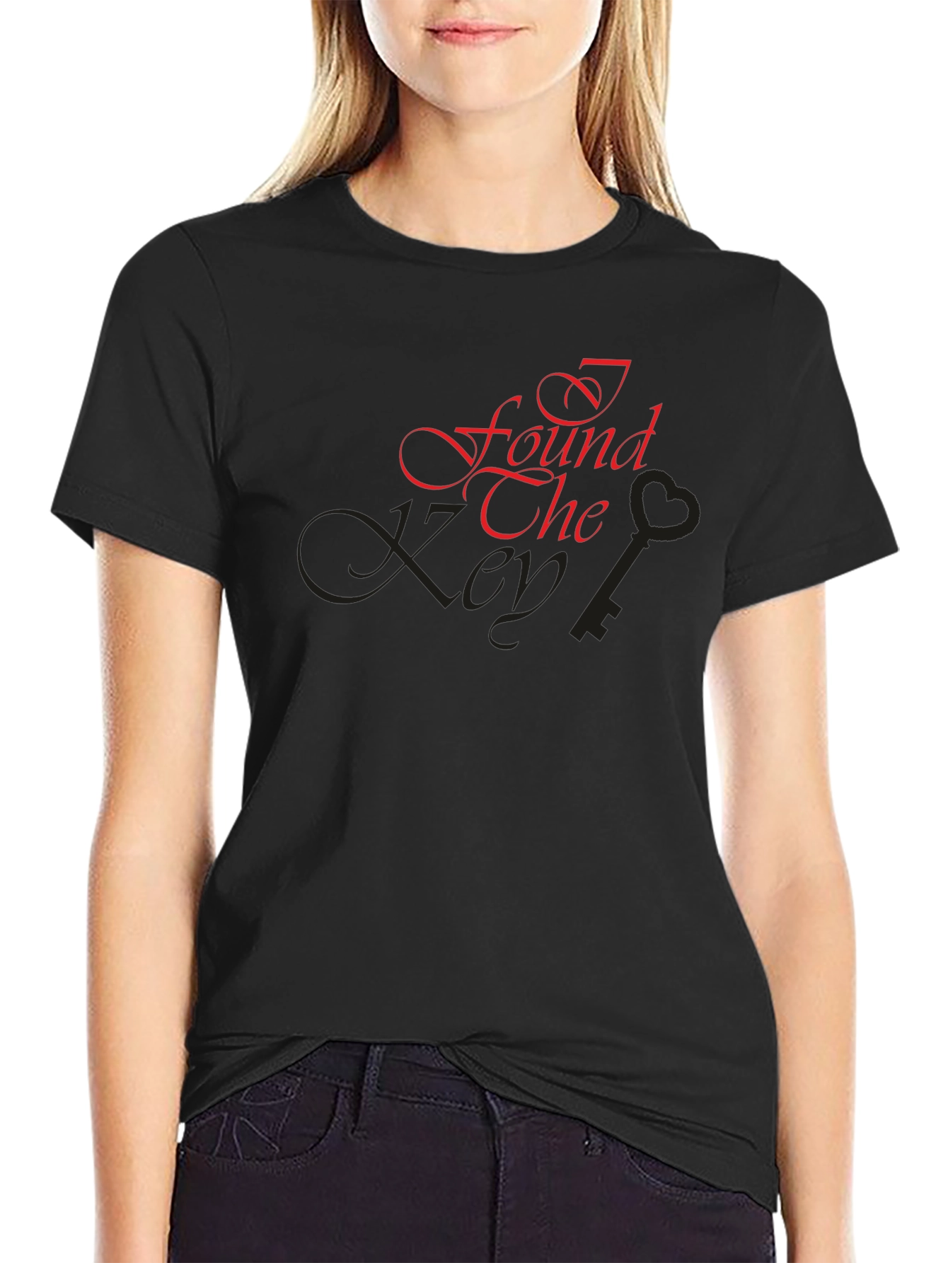 I Found The Key Black T-Shirt