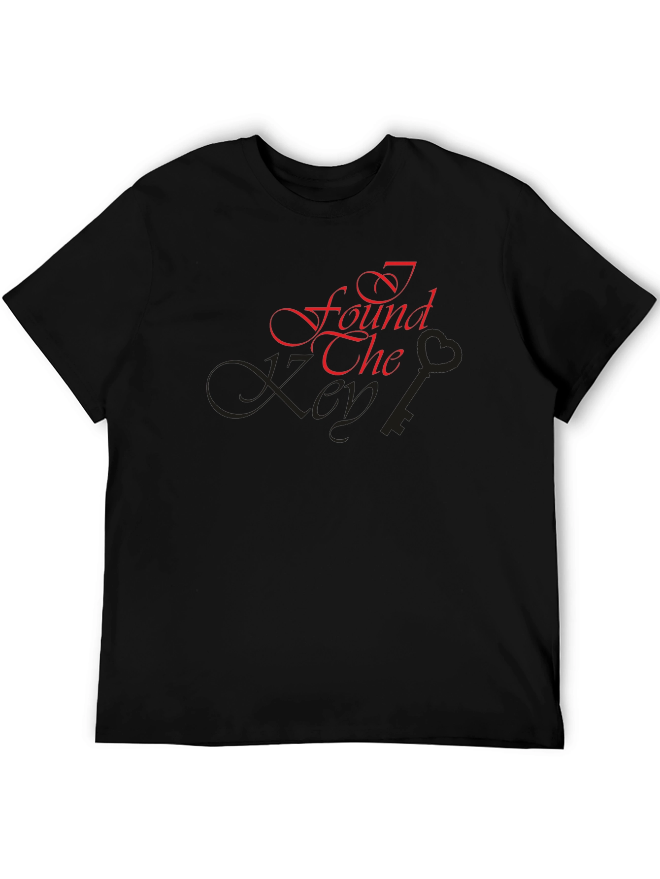 I Found The Key Black T-Shirt