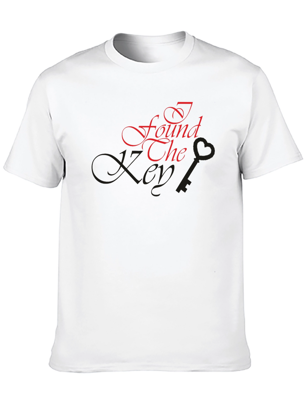 I Found The Key Black T-Shirt