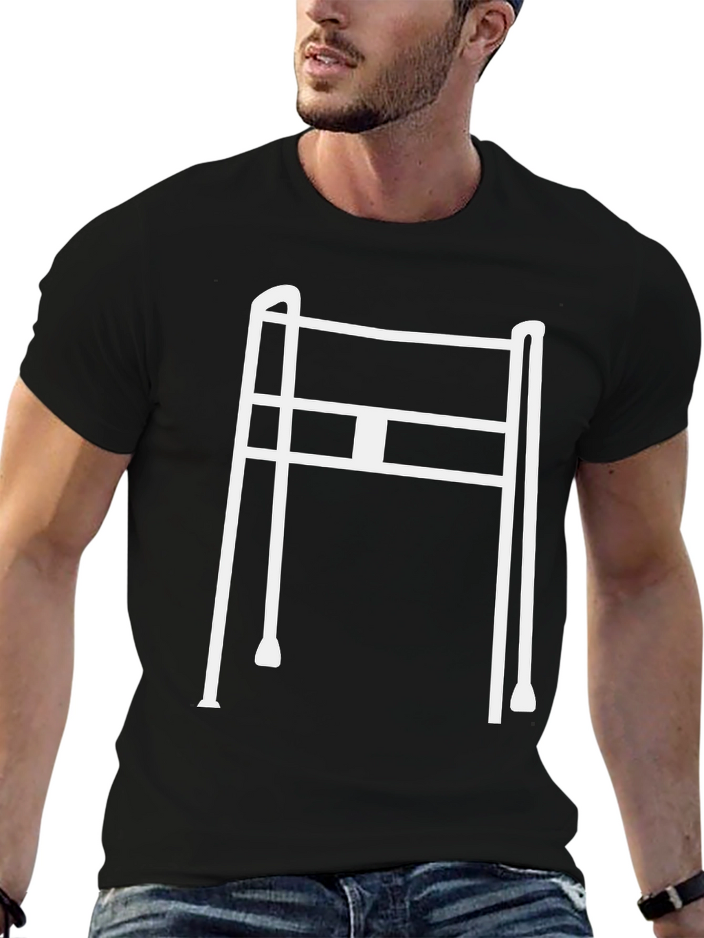 Mobility Aid Graphic Tee - Black