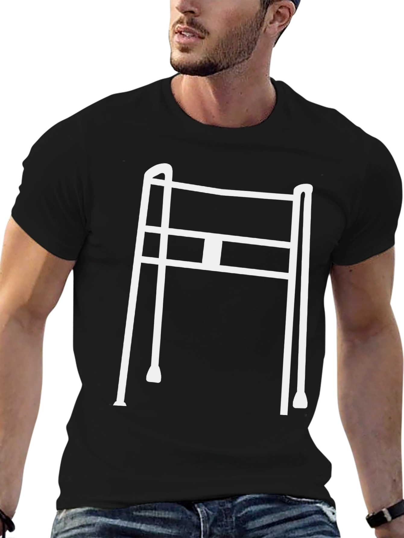 Mobility Aid Graphic Tee - Black