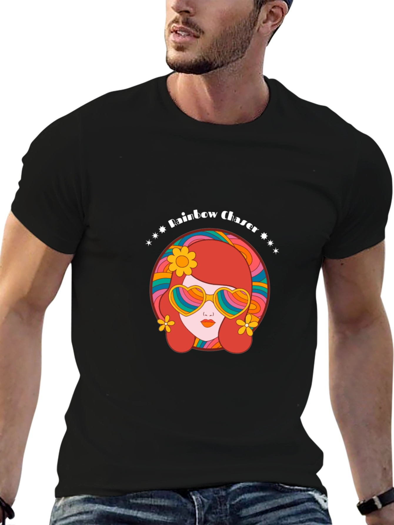 Retro Rainbow Chaser Graphic Tee
