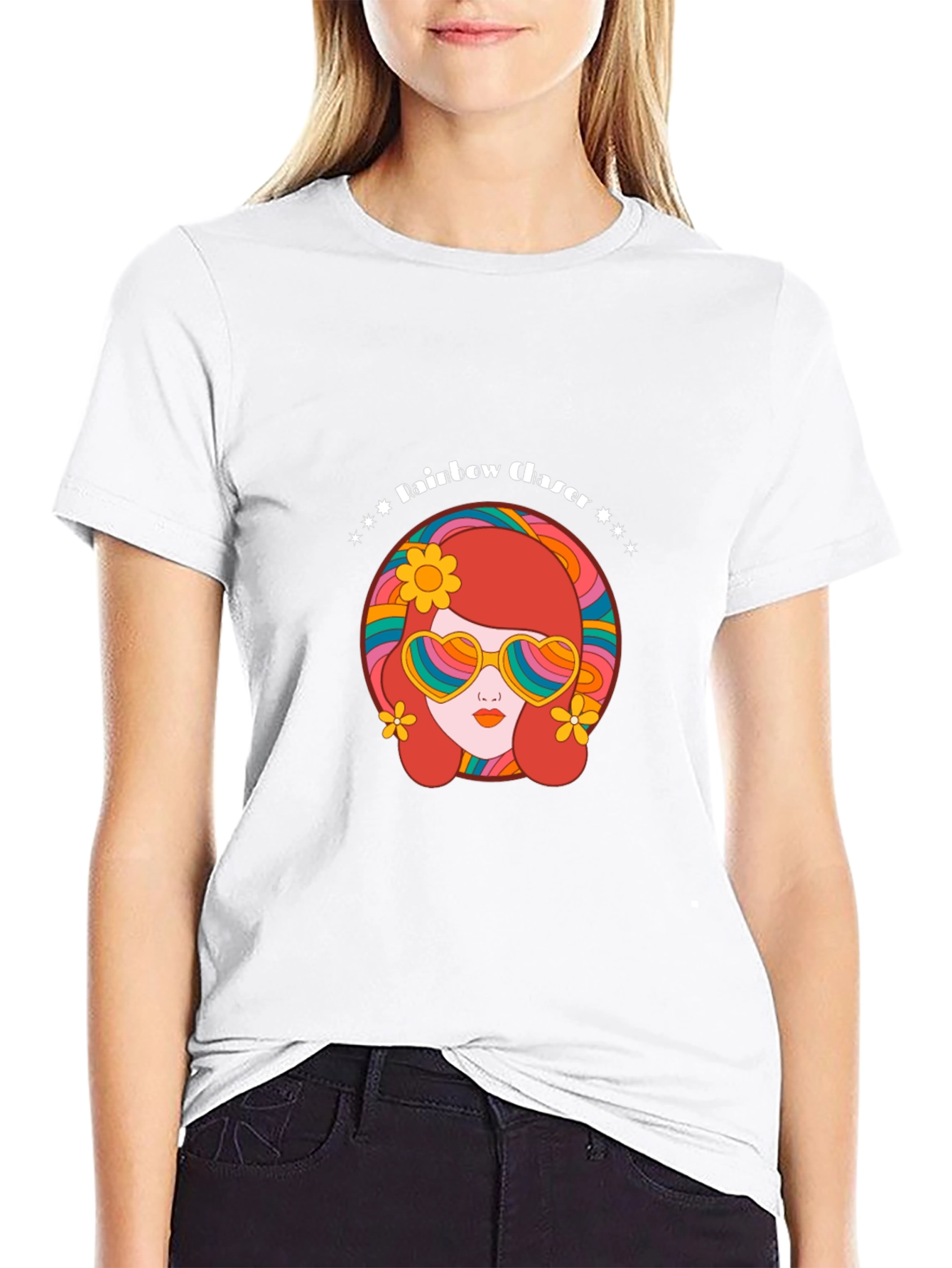 Retro Rainbow Chaser Graphic Tee
