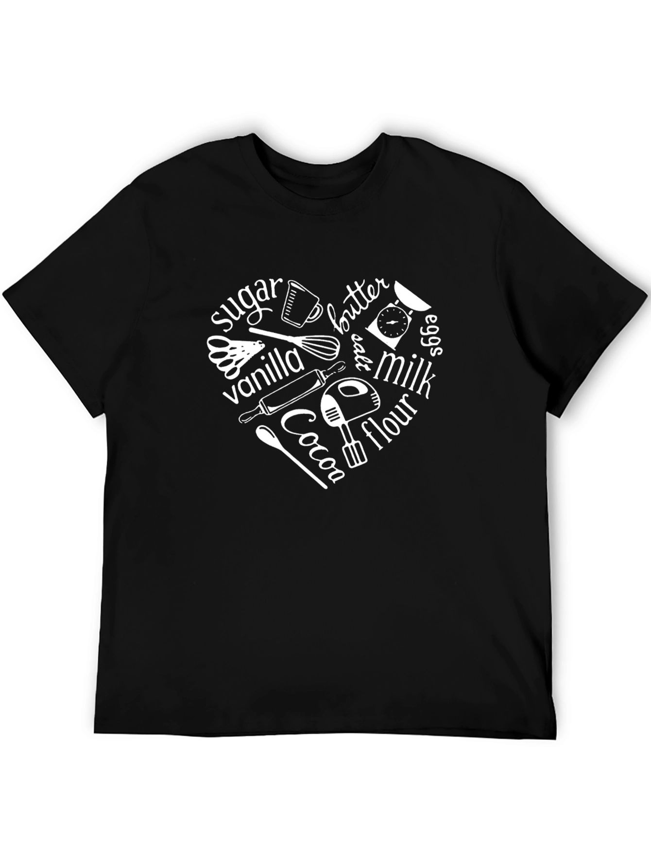 Baking Heart T-Shirt - Kitchen Love