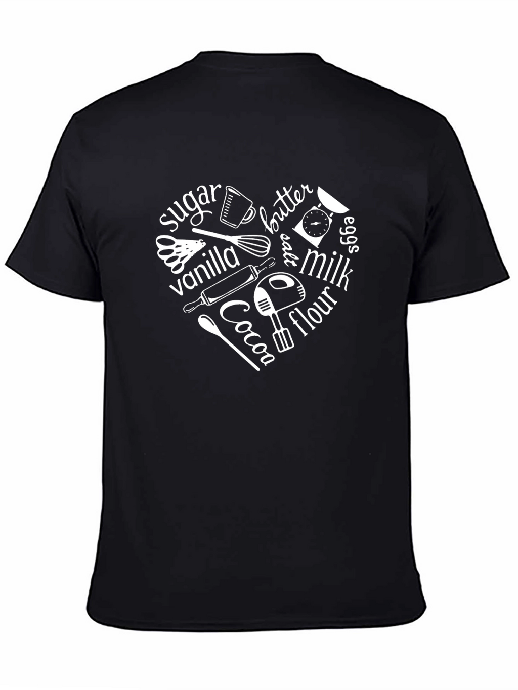 Baking Heart T-Shirt - Kitchen Love