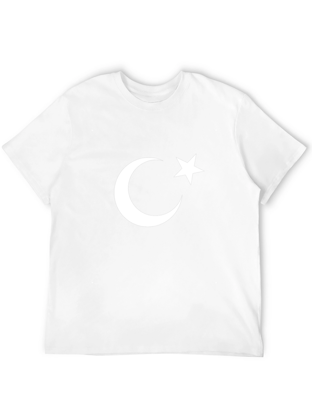 Crescent Moon & Star Black T-Shirt