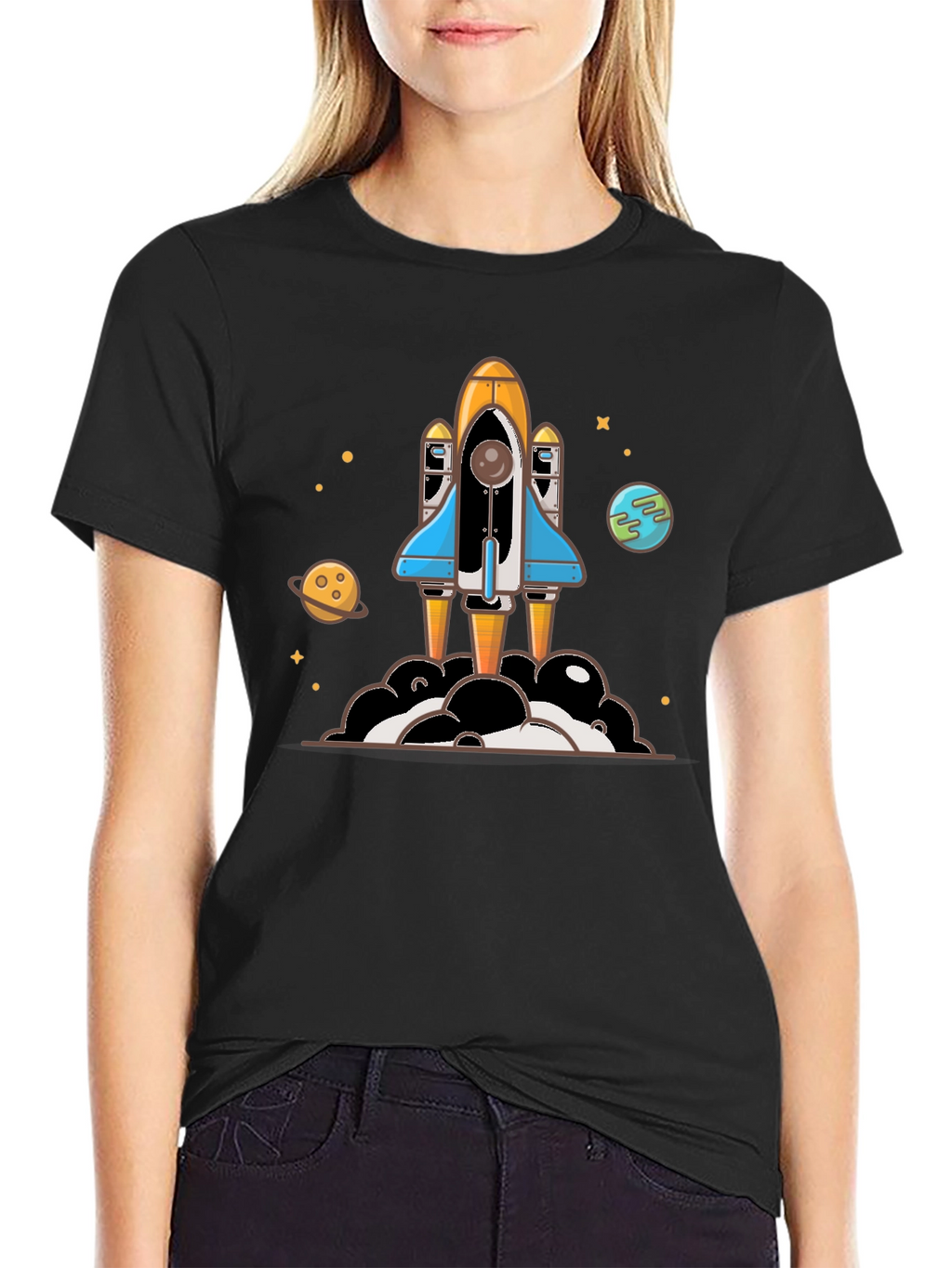 Rocket Launch T-Shirt - Outer Space Adventure!