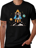 Rocket Launch T-Shirt - Outer Space Adventure!