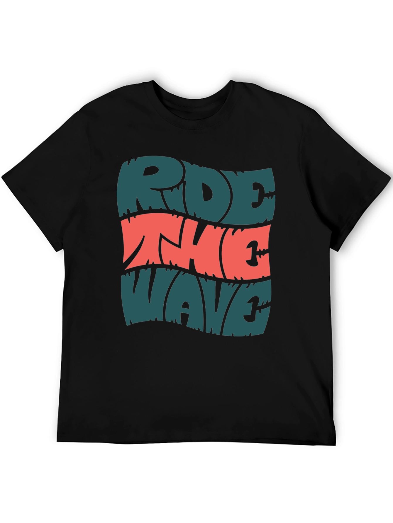 Ride the Wave Graphic Tee - Mens Short Sleeve T-Shirt
