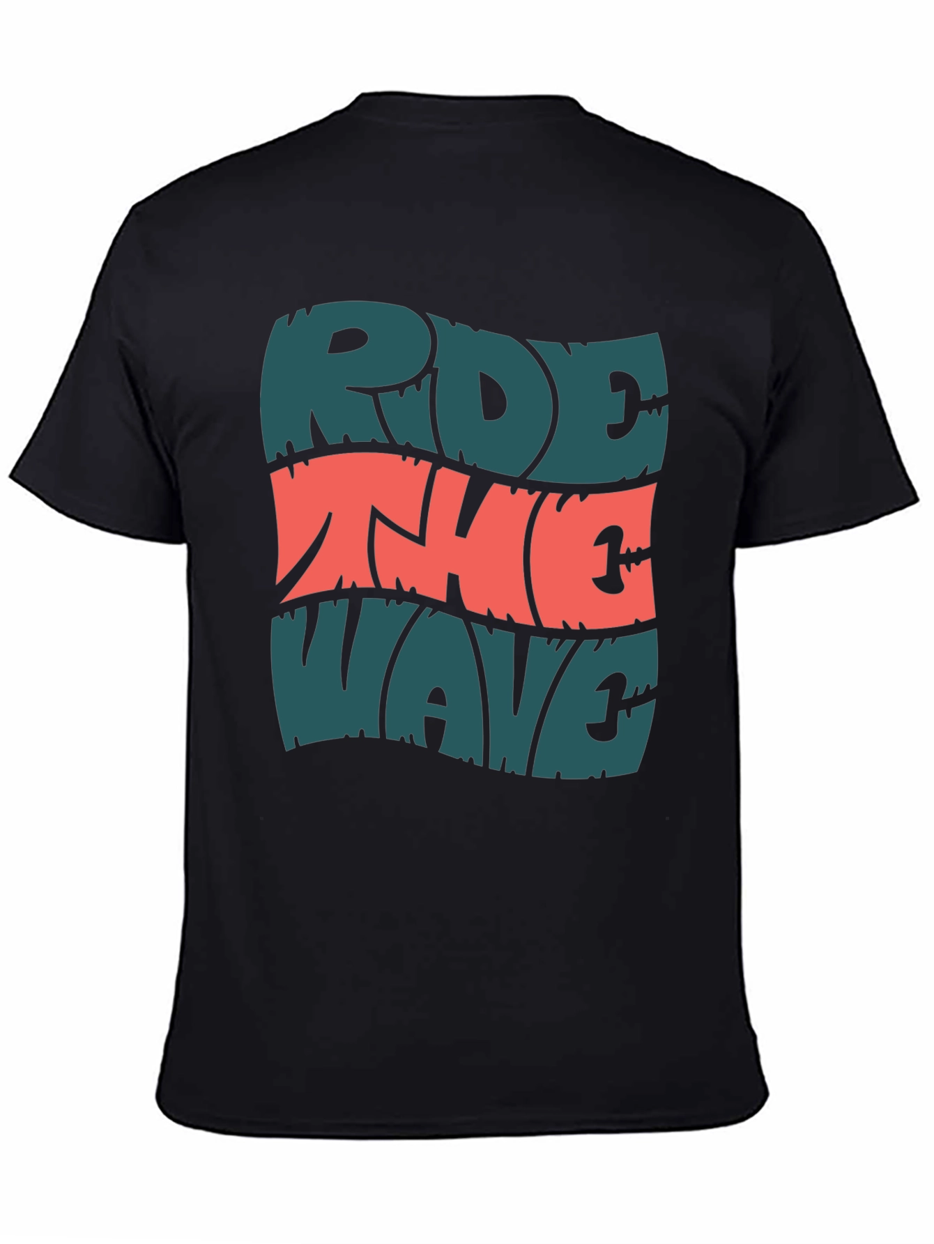 Ride the Wave Graphic Tee - Mens Short Sleeve T-Shirt