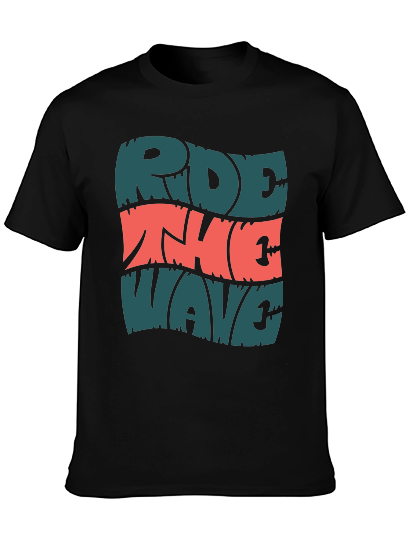 Ride the Wave Graphic Tee - Mens Short Sleeve T-Shirt