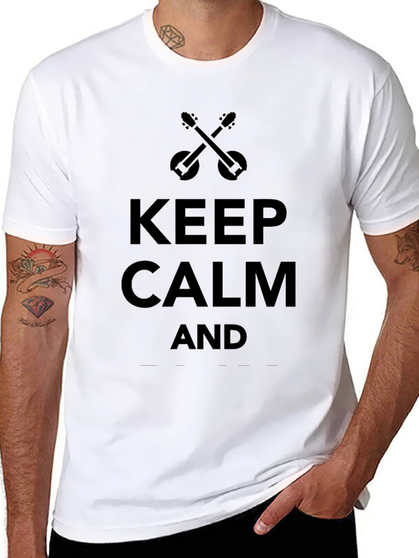 Keep Calm Banjo T-Shirt - Music Lovers Tee