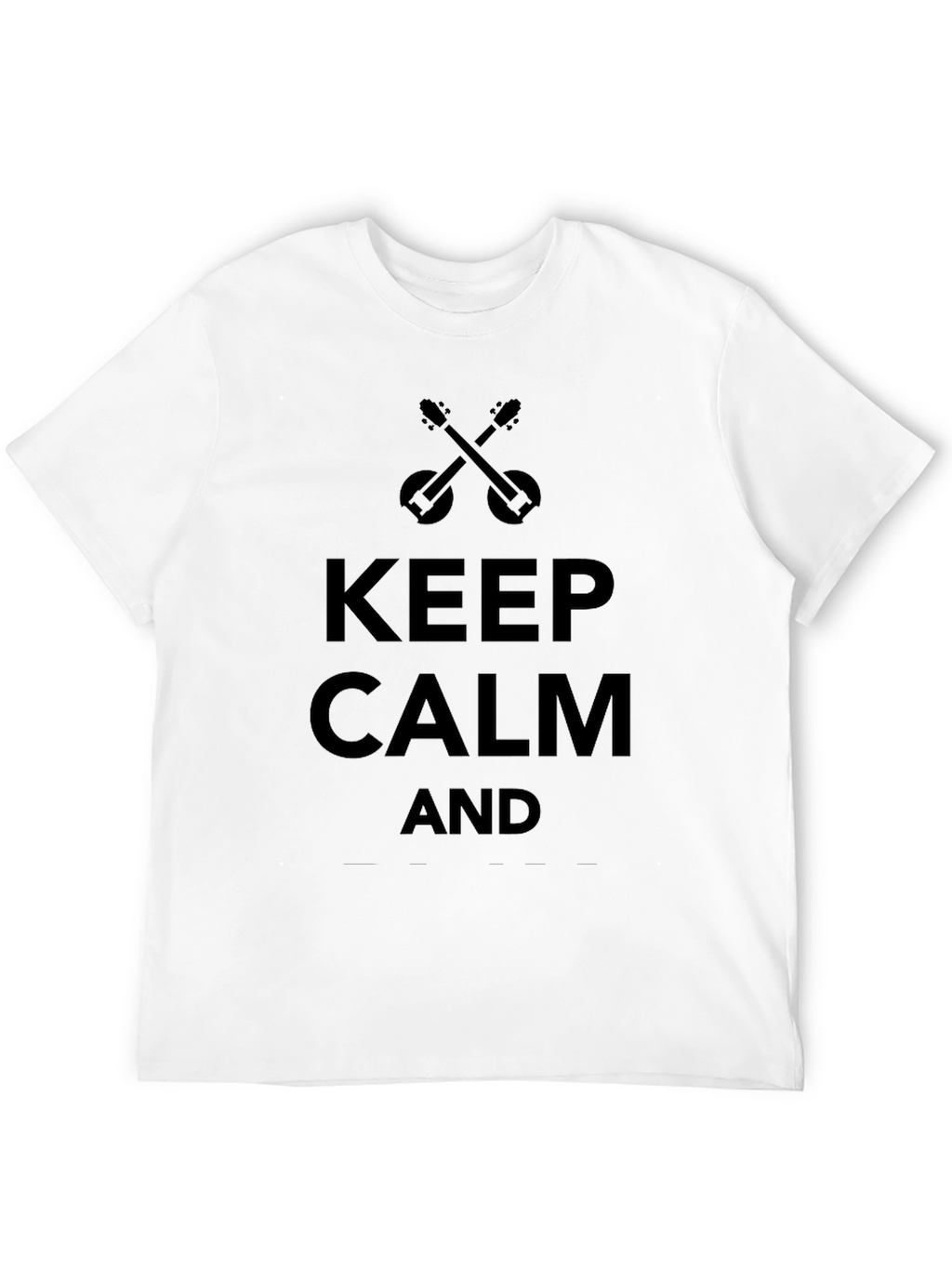 Keep Calm Banjo T-Shirt - Music Lovers Tee