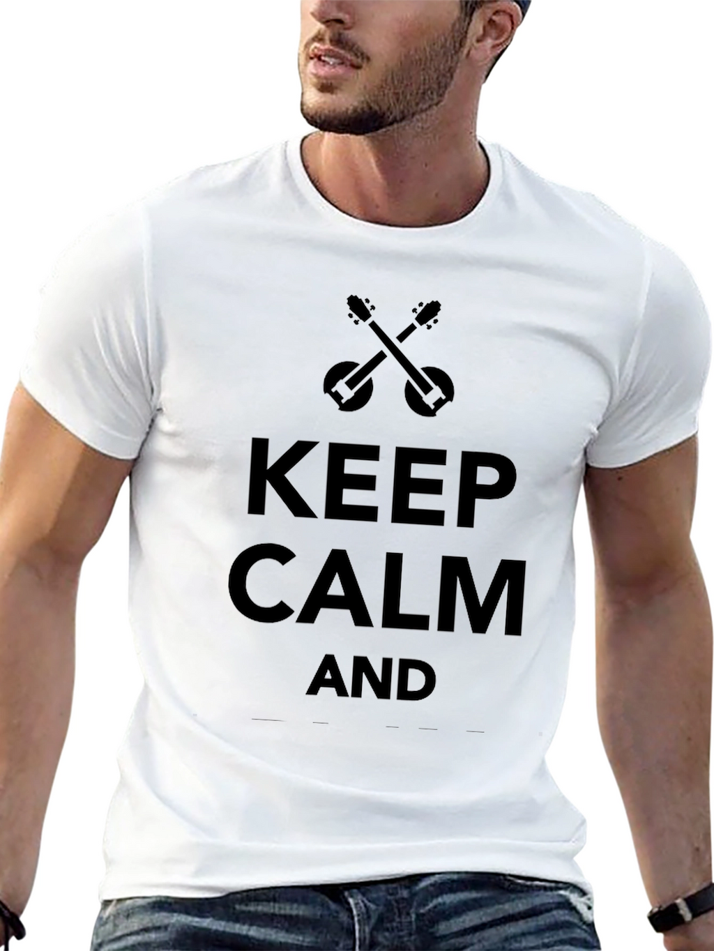 Keep Calm Banjo T-Shirt - Music Lovers Tee