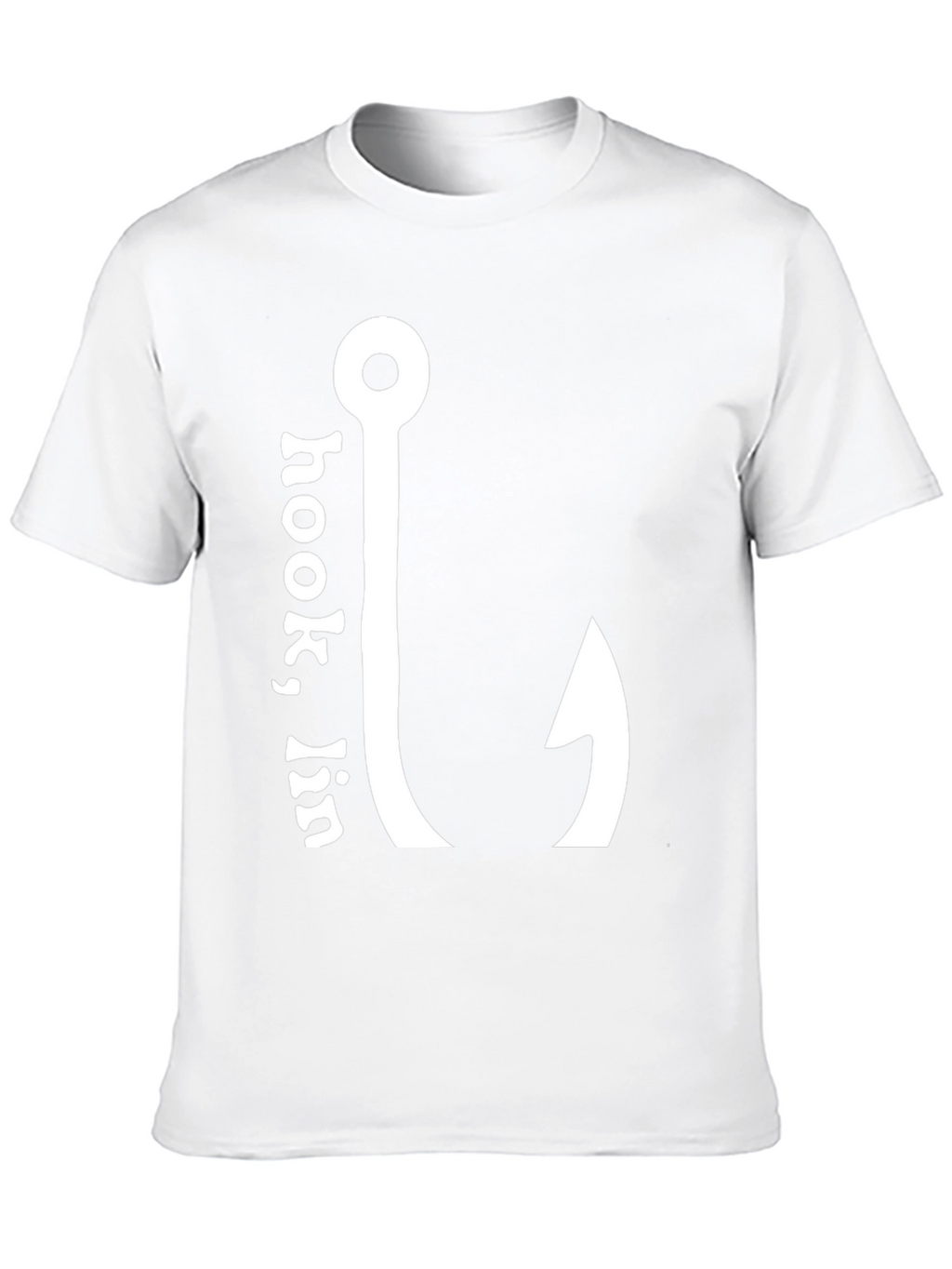 Hook Em In Fishing T-Shirt - Black