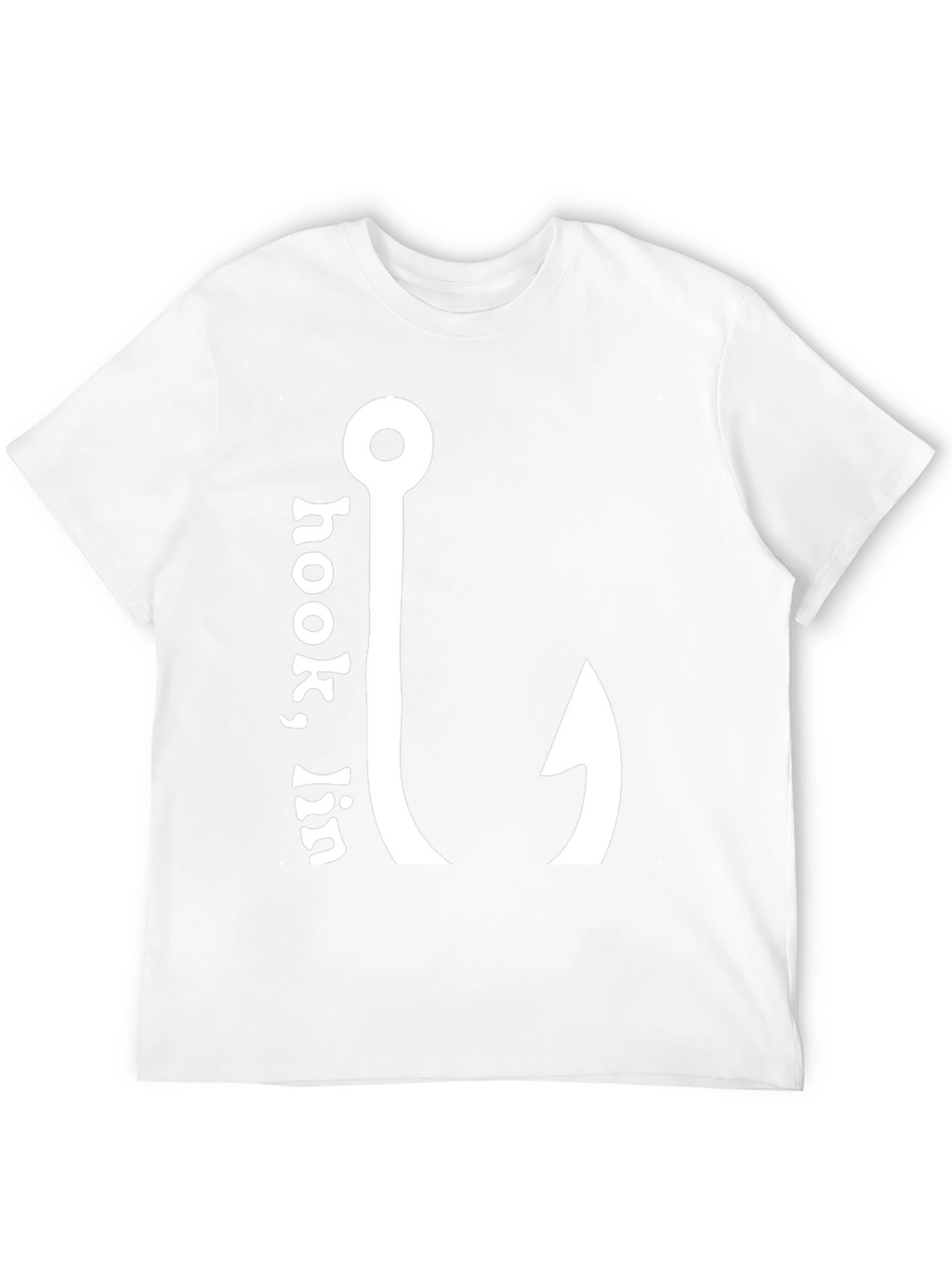 Hook Em In Fishing T-Shirt - Black