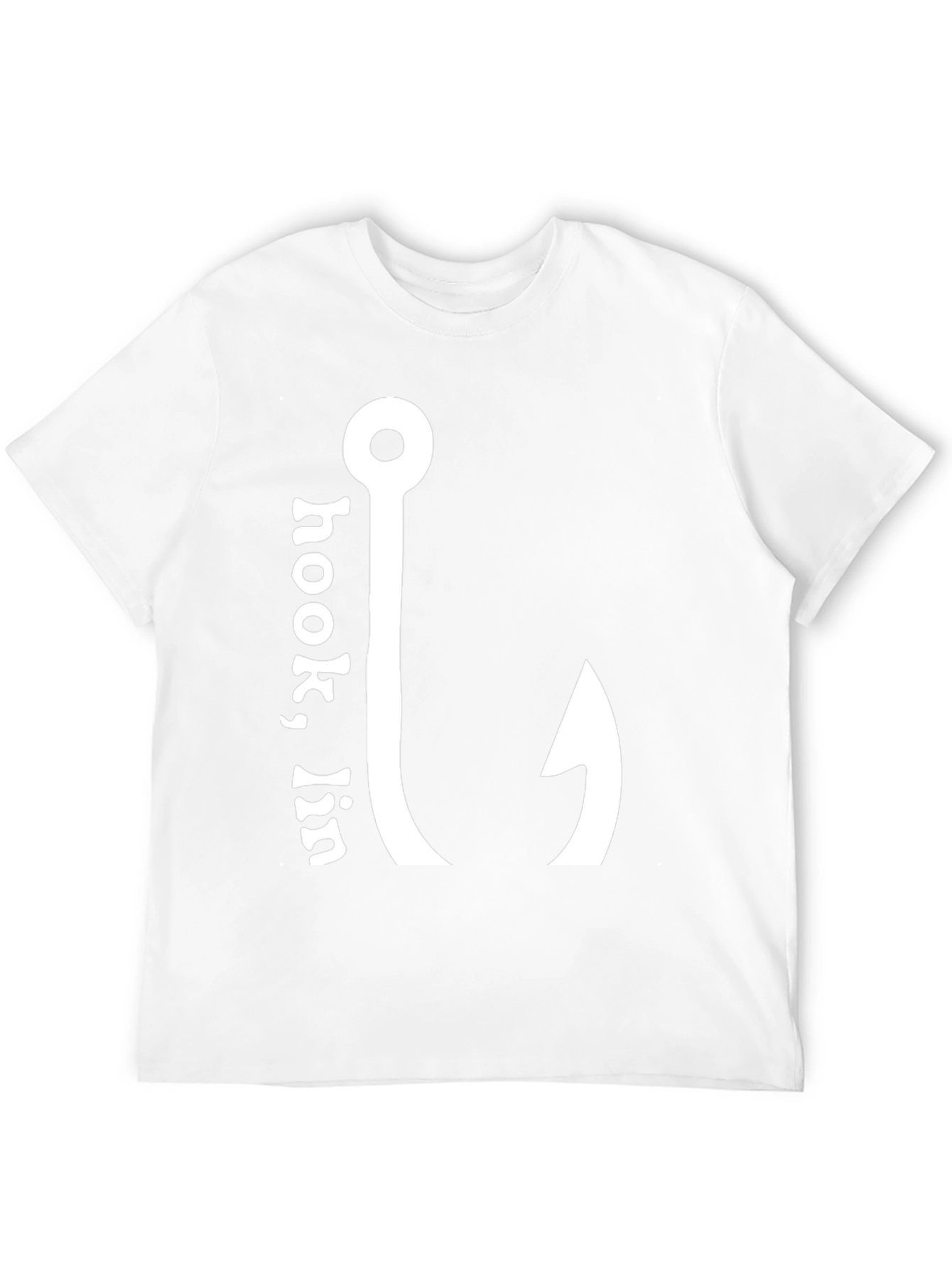 Hook Em In Fishing T-Shirt - Black