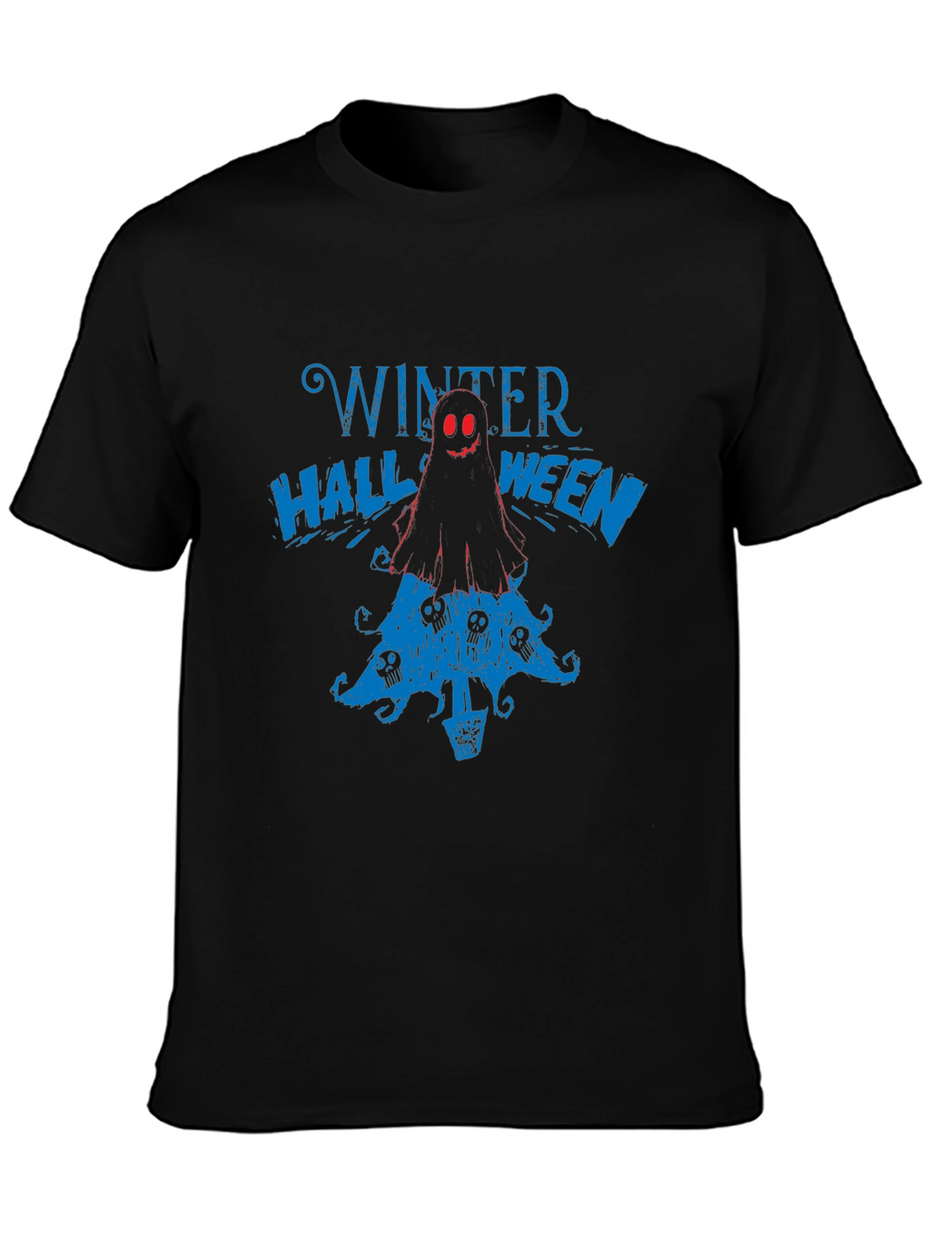 Winter Halloween Graphic Print Tee