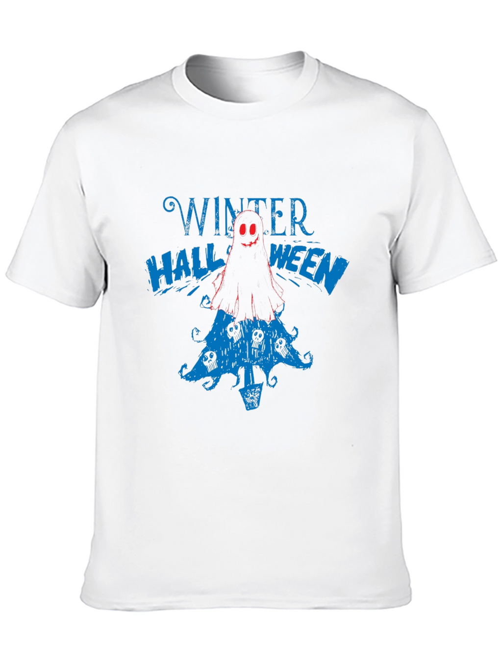 Winter Halloween Graphic Print Tee