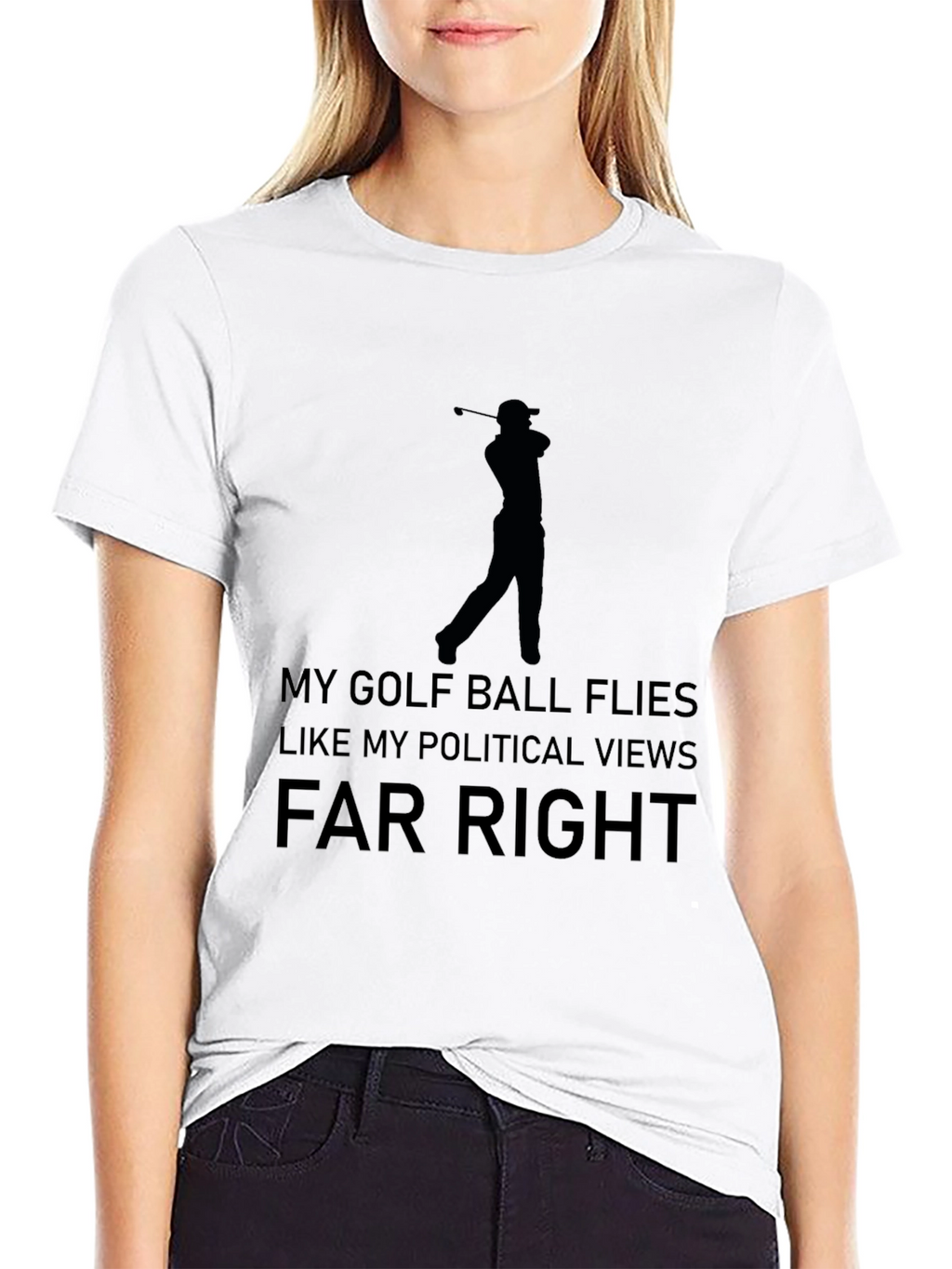 Funny Golf & Political Tee - Far Right T-Shirt