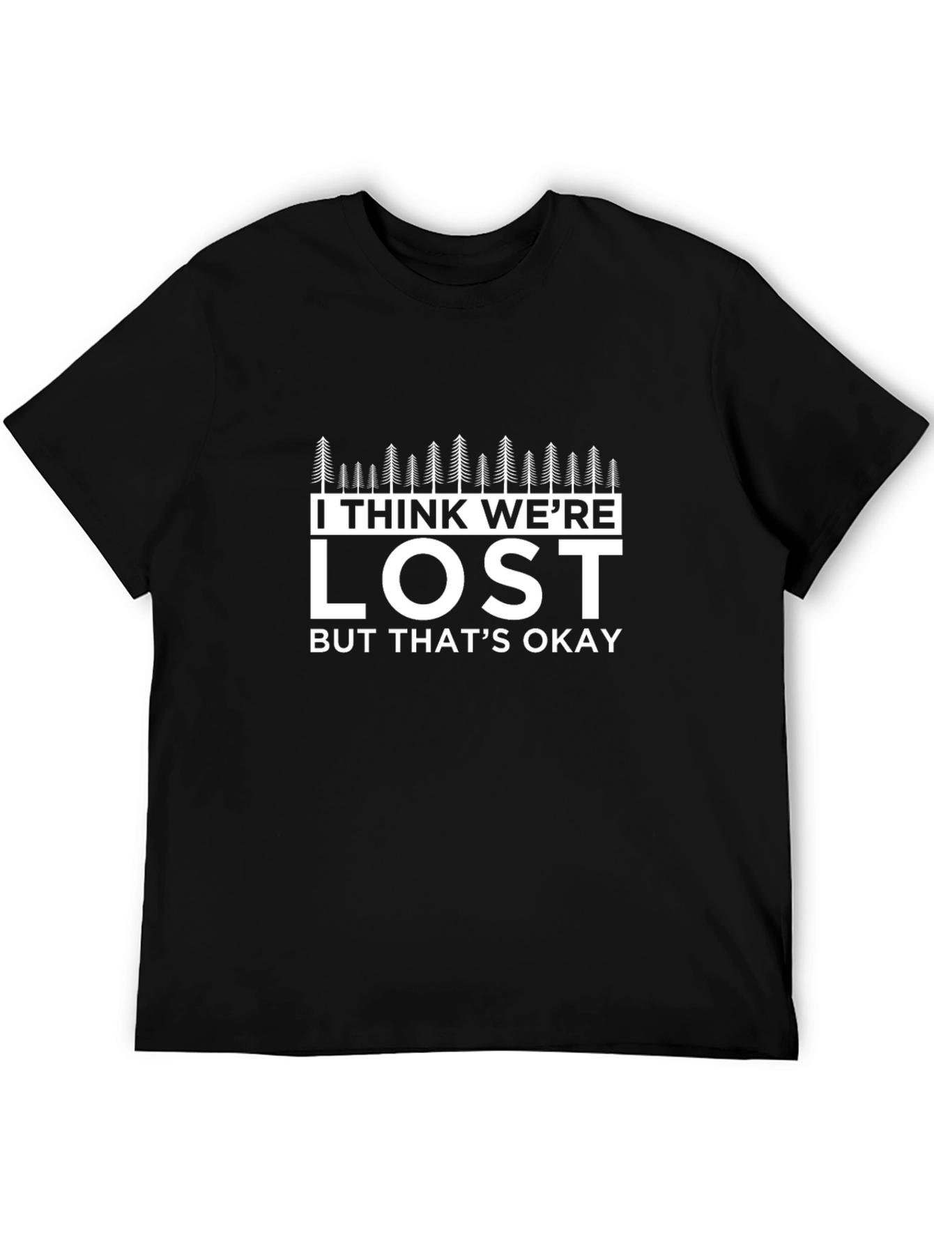 Lost But Okay T-Shirt - Funny Hiking Tee