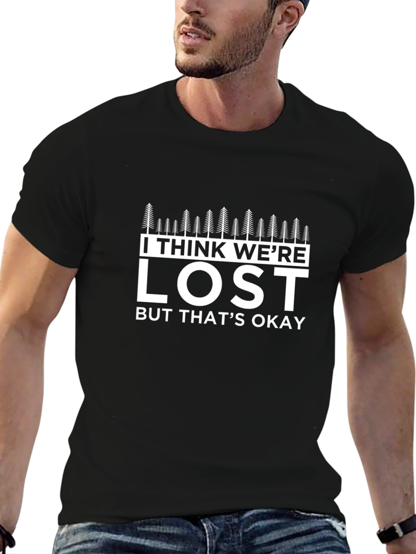 Lost But Okay T-Shirt - Funny Hiking Tee