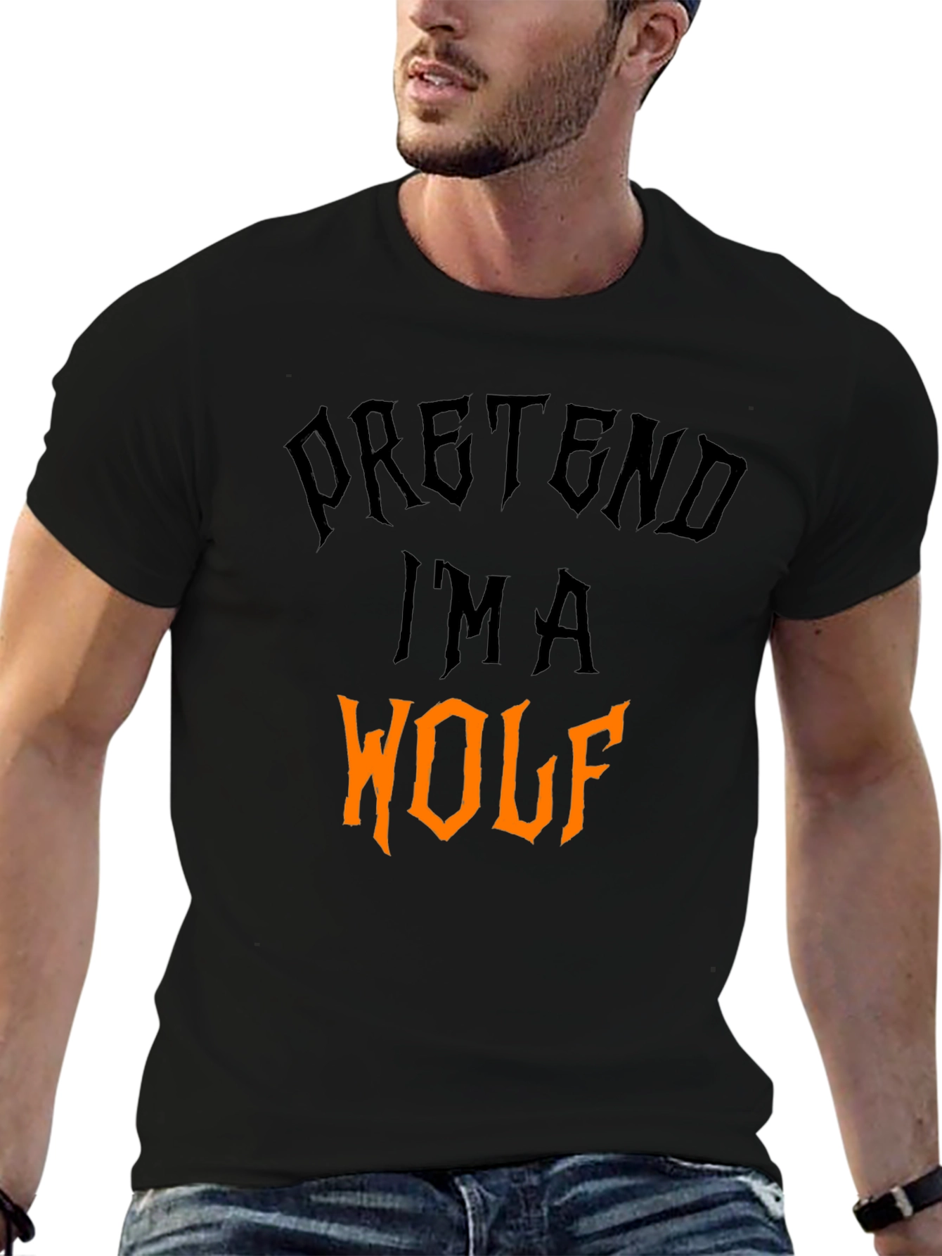 Pretend Im A Wolf Halloween T-Shirt