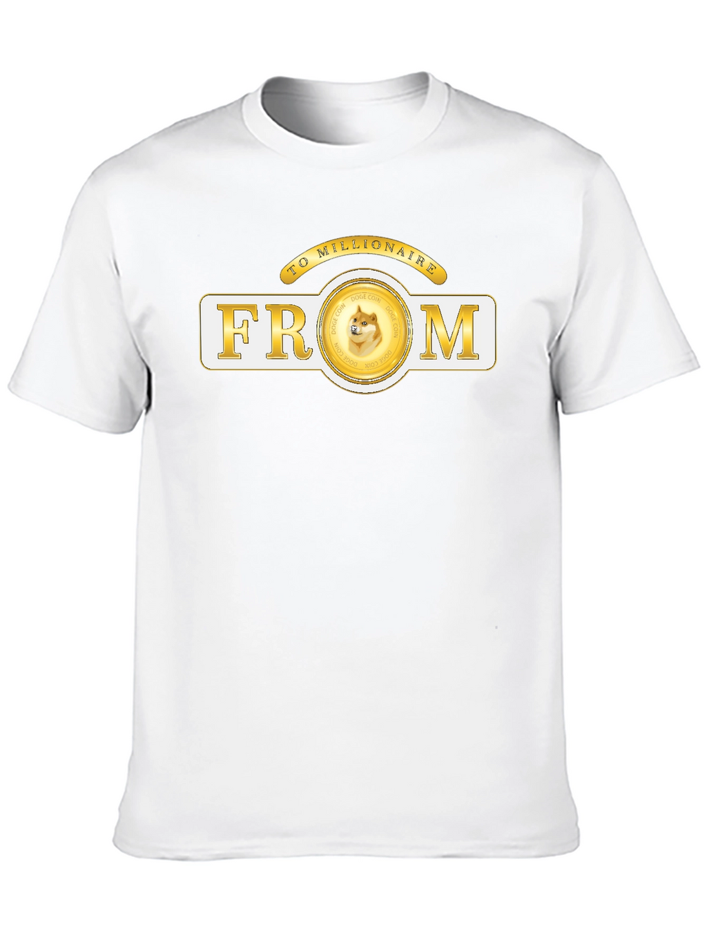 Dogecoin To Millionaire Graphic Tee - Black Crypto Shirt