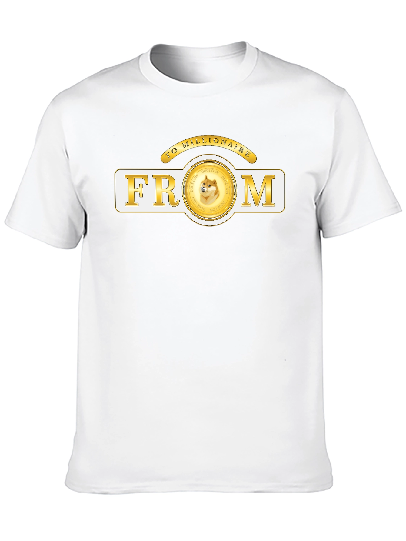 Dogecoin To Millionaire Graphic Tee - Black Crypto Shirt