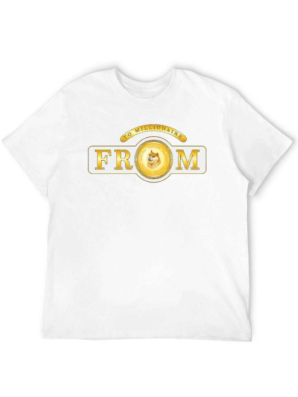 Dogecoin To Millionaire Graphic Tee - Black Crypto Shirt