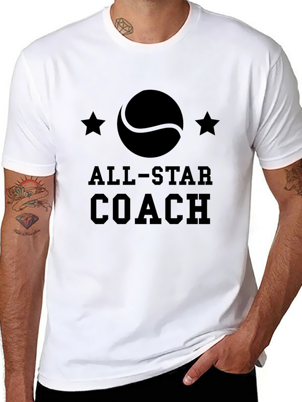 All-Star Coach Black Graphic T-Shirt